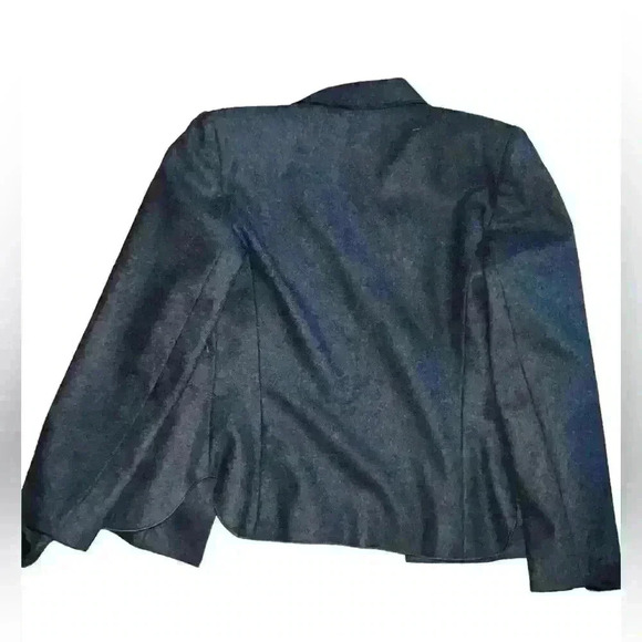 Harve Benard Wool Blend  Suit  Jacket Sz 8 With Skirt Collar Button Down Office - Picture 5 of 8